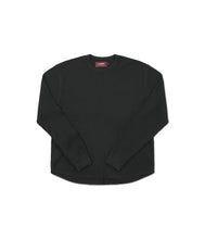 Load image into Gallery viewer, Former - AG Waffle Long Sleeve Shirt in Black