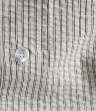 Load image into Gallery viewer, Former - Broadcast Seersucker T-Shirt in Bone/Black