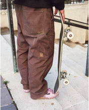 Load image into Gallery viewer, Vans - Ave Skate Drill Chore Loose Carpenter Pants in Chocolate Brown