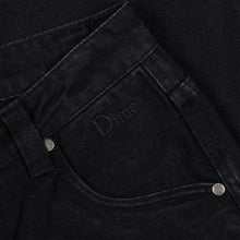 Load image into Gallery viewer, Dime - Classic Relaxed Denim Pants in Black