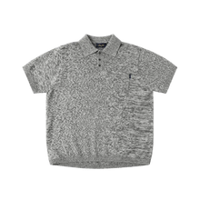 Load image into Gallery viewer, Dime - Knitted Polo in Static Gray