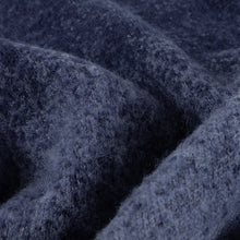 Load image into Gallery viewer, Dime - Mohair Double Zip Knit in Midnight Blue