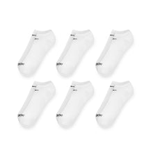 Load image into Gallery viewer, Nike - Everyday Plus Cushioned Training No-Show Socks in White/Black (6 Pairs)