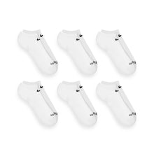 Load image into Gallery viewer, Nike - Everyday Plus Cushioned Training No-Show Socks in White/Black (6 Pairs)