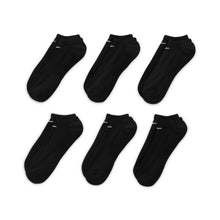 Load image into Gallery viewer, Nike - Everyday Plus Cushioned Training No-Show Socks in Black/White (6 Pairs)