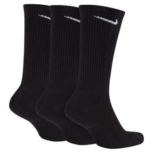 Load image into Gallery viewer, Nike - Everyday Plus Cushioned Training Crew Socks in Black/White (3 Pairs)