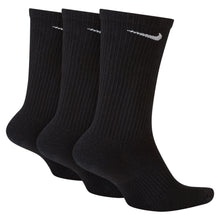 Load image into Gallery viewer, Nike - Everyday Plus Cushioned Training Crew Socks in Black/White (3 Pairs)