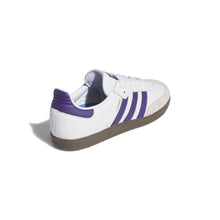 Load image into Gallery viewer, Adidas - Samba ADV in Cloud White/Core Purple/Gold Metallic