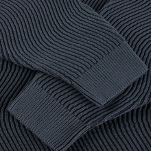 Load image into Gallery viewer, Dime - Wave Knit Sweater in Navy