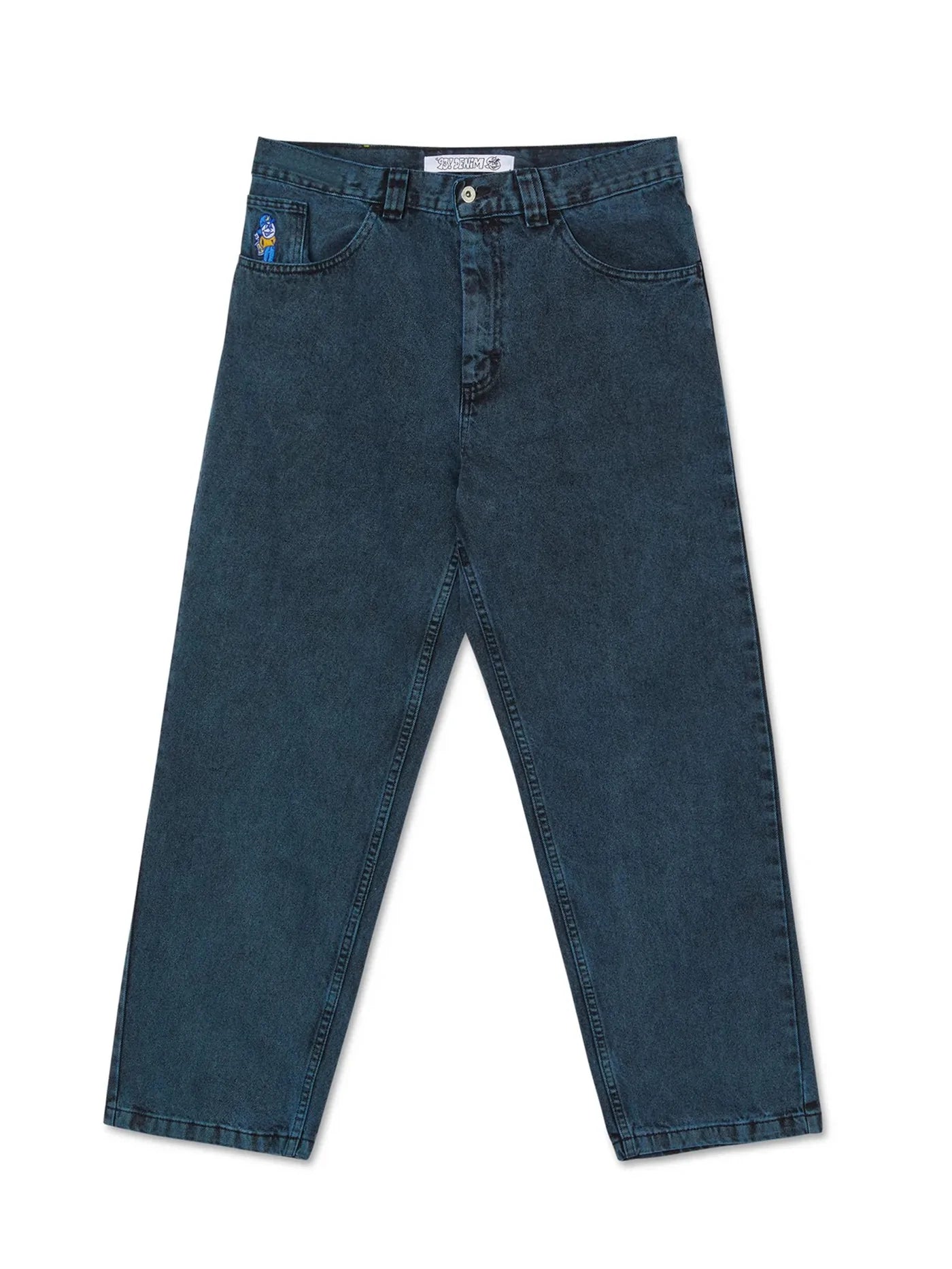 POLAR SKATE BIG BOY JEANS CYAN BLACK-