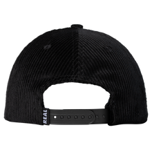 Load image into Gallery viewer, Real - Oval Snapback in Black/Black
