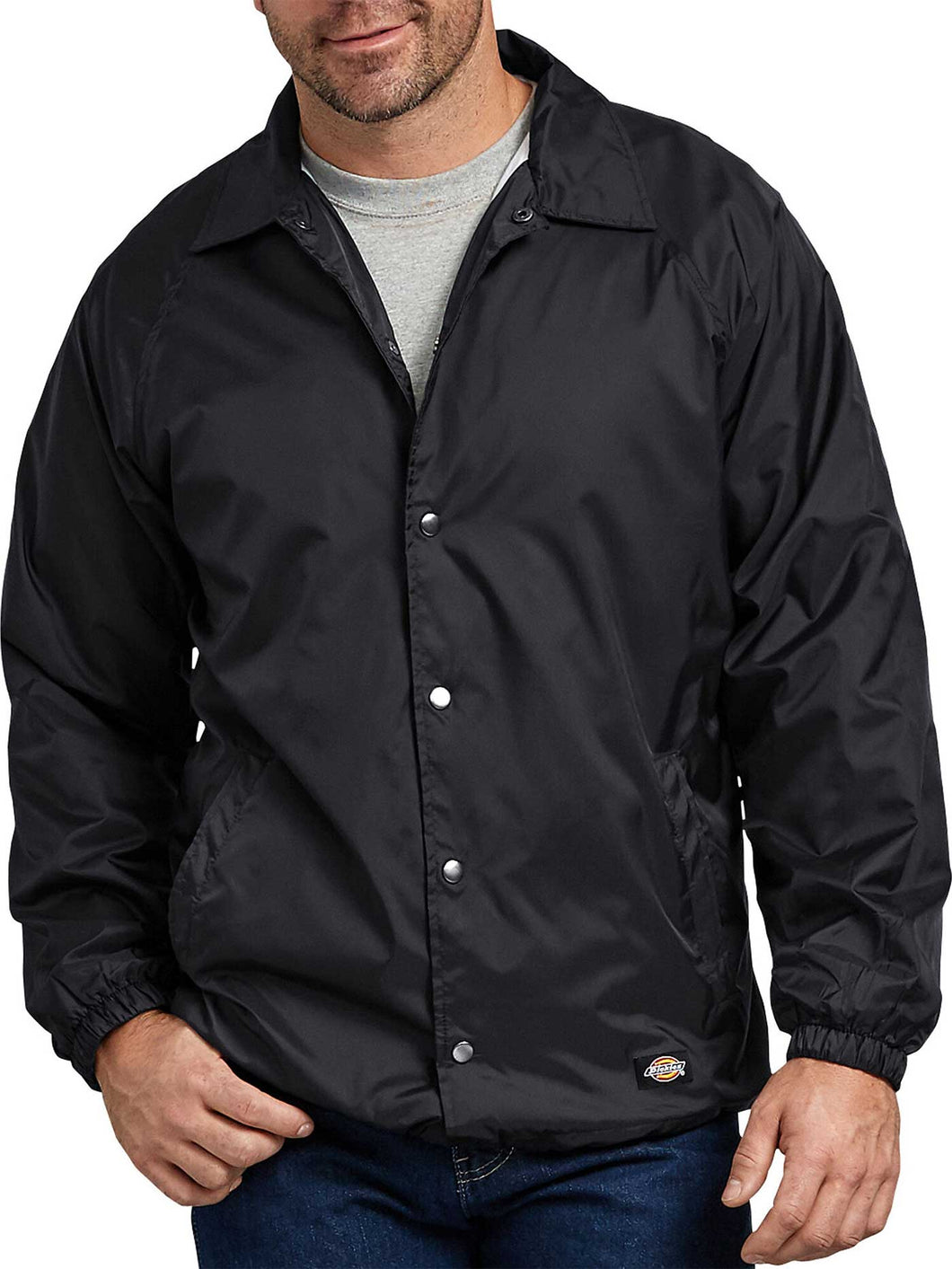 Dickies - Nylon Coach's Jacket in Black