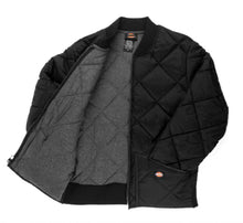 Load image into Gallery viewer, Dickies - Nylon Diamond Quilted Jacket in Black
