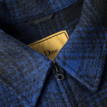 Load image into Gallery viewer, Dime - Wave Plaid Jacket in Blue
