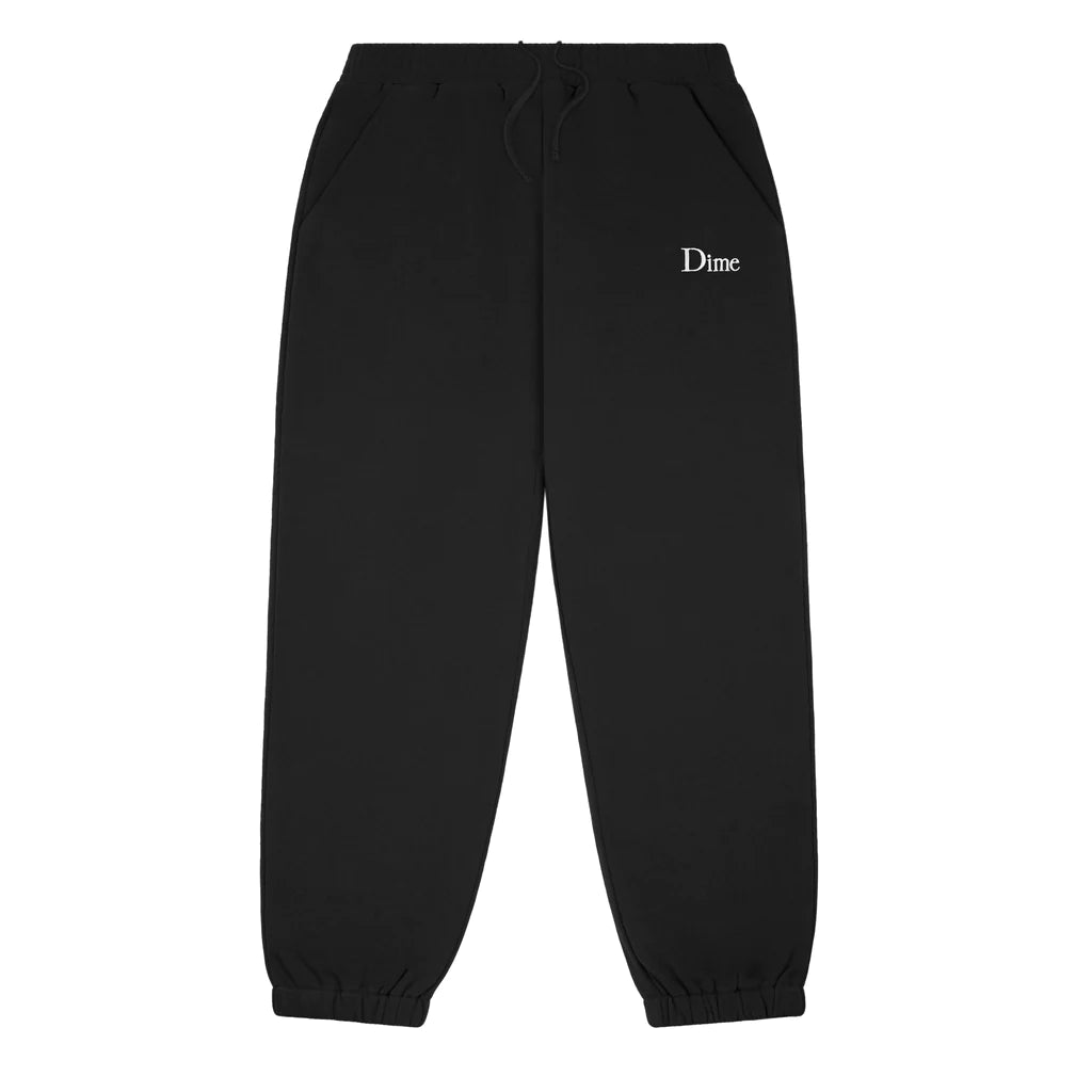 Dime - Classic Small Logo Sweatpants in Black