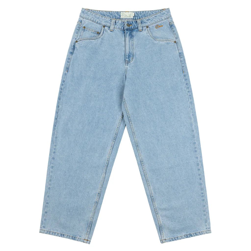 Dime - Classic Baggy Denim Pants in Blue Washed