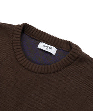 Load image into Gallery viewer, Dancer - Elbow Logo Crew Knit in Brown
