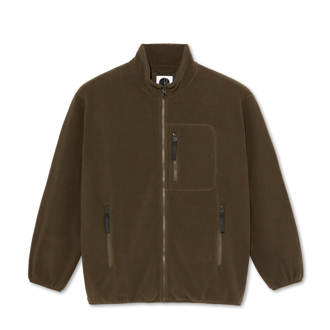 Polar - Basic Fleece Jacket in Brown