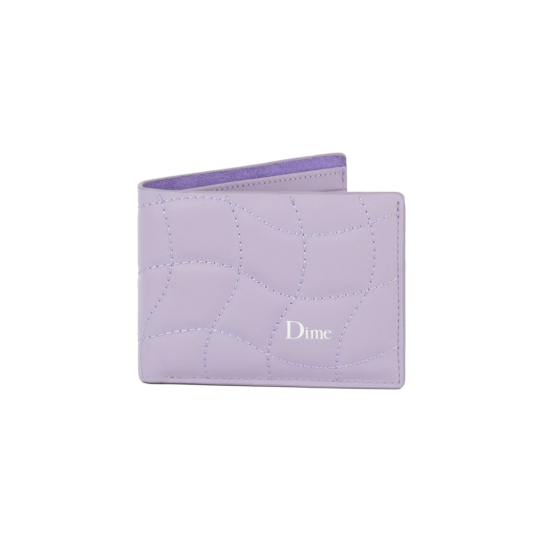 Dime - Quilted Bifold Wallet in Lavender
