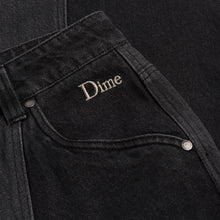 Load image into Gallery viewer, Dime - Blocked Relaxed Denim Pants in Black Washed
