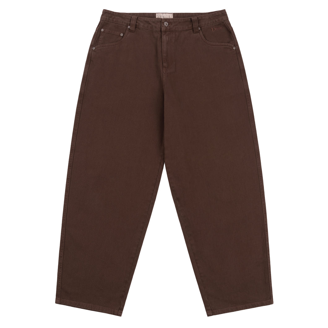 Dime - Classic Baggy Denim Pants in Brown
