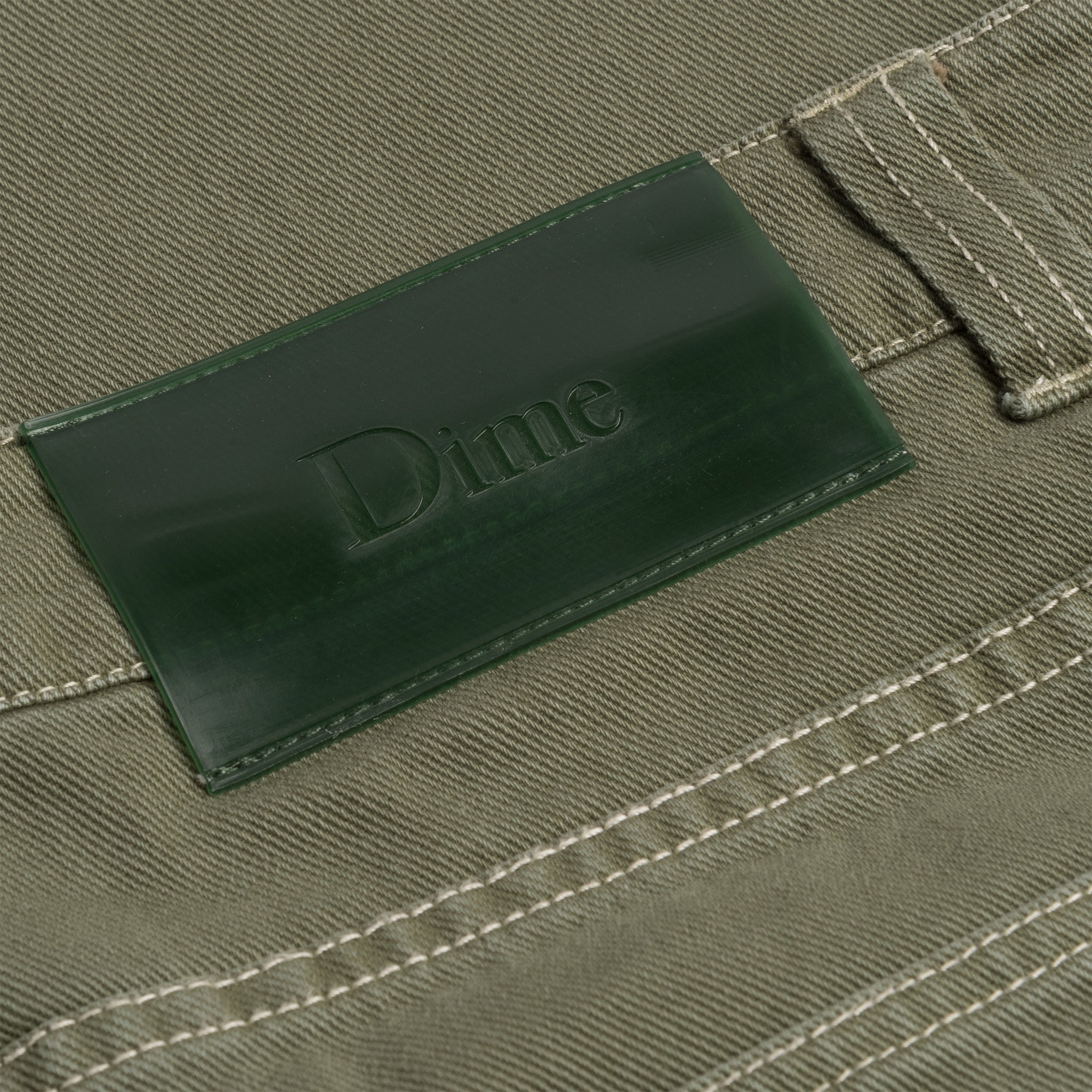 Dime - Classic Relaxed Denim Pants in Green Washed – Primary