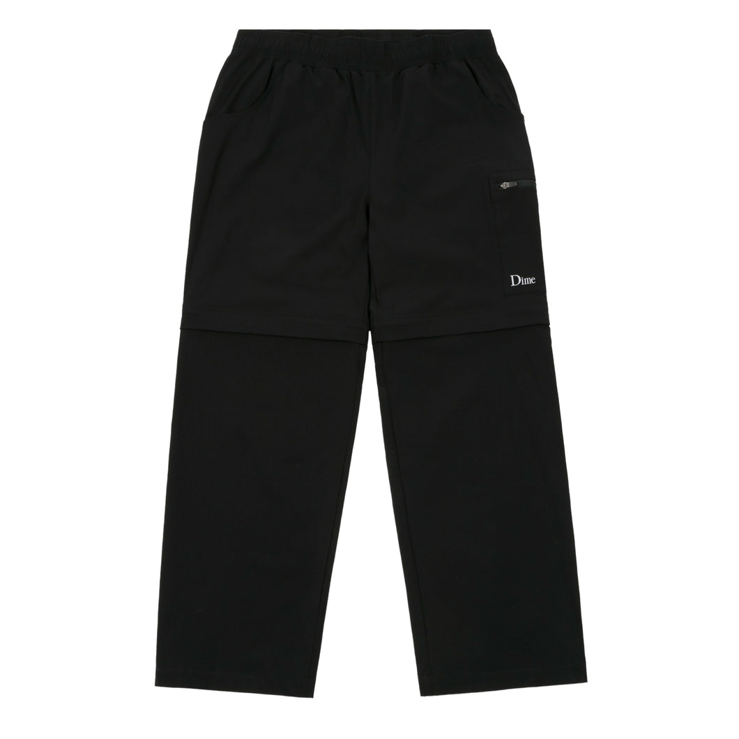 Dime - Hiking Zip-Off Pants in Black