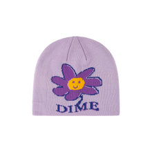 Load image into Gallery viewer, Dime - Cute Flower Skull Cap Beanie in Lavender
