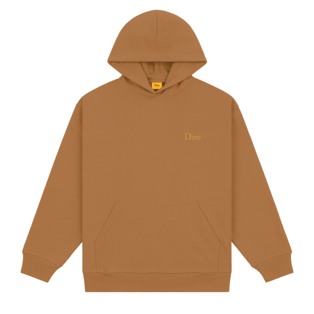 Dime - Classic Small Logo Hoodie in Cappuccino
