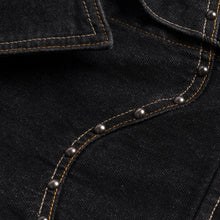 Load image into Gallery viewer, Dime - Western Jacket in Black Washed
