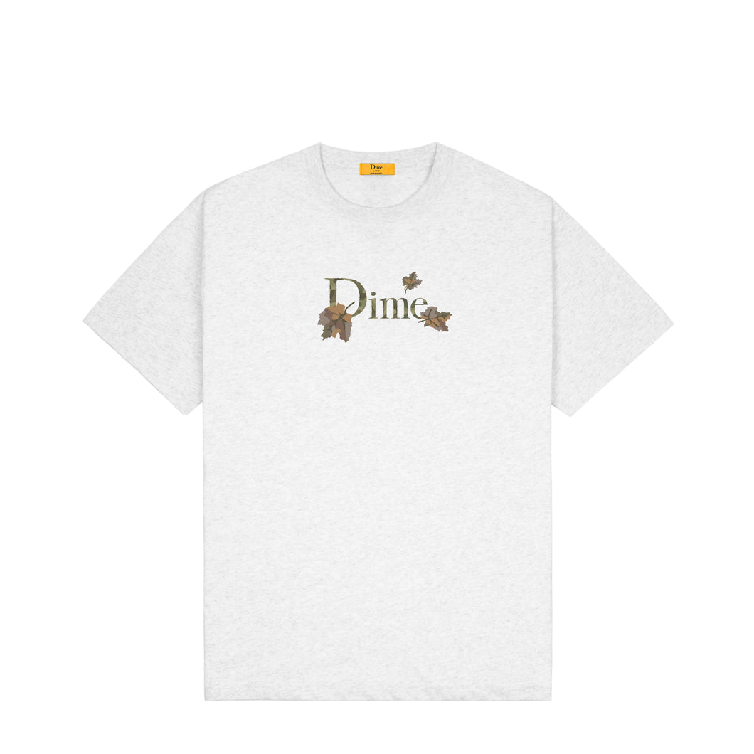 Dime - Classic Leafy T-Shirt in Ash