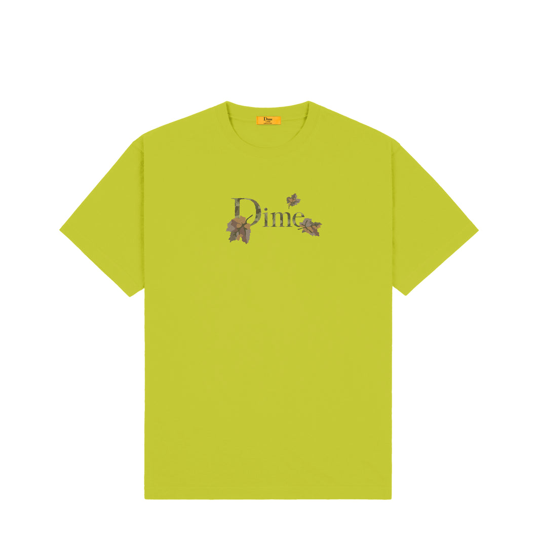 Dime - Classic Leafy T-Shirt in Olive
