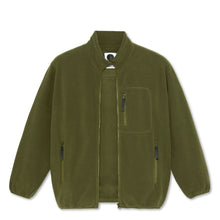 Load image into Gallery viewer, Polar - Basic Fleece Jacket in Army Green
