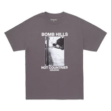 Load image into Gallery viewer, GX1000 - Bomb Hills Not Countries T-Shirt in Charcoal

