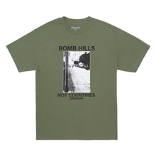 Load image into Gallery viewer, GX1000 - Bomb Hills Not Countries T-Shirt in Military Green

