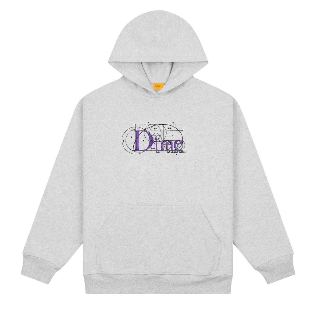 Dime - Classic Ratio Hoodie in Heather Gray