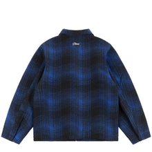 Load image into Gallery viewer, Dime - Wave Plaid Jacket in Blue
