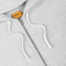 Load image into Gallery viewer, Dime - Cursive Small Logo Zip Hoodie in Ash
