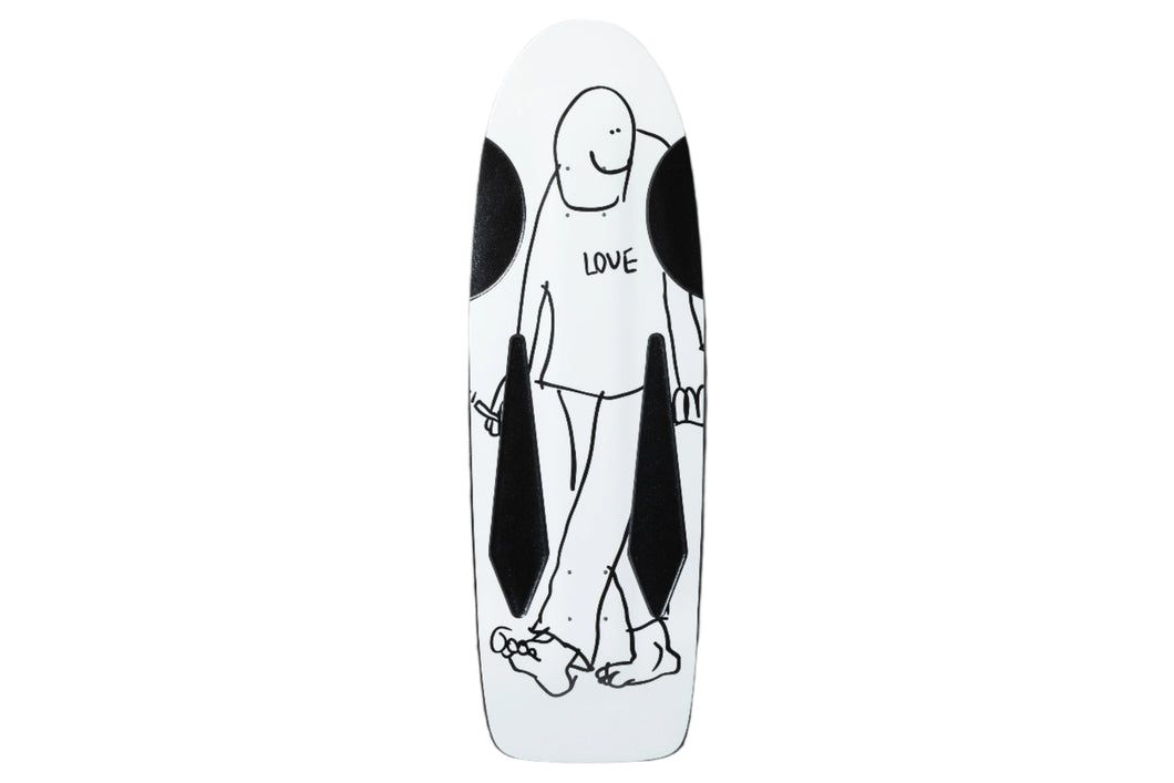 Krooked - Beamer Love White Deck in 10.75