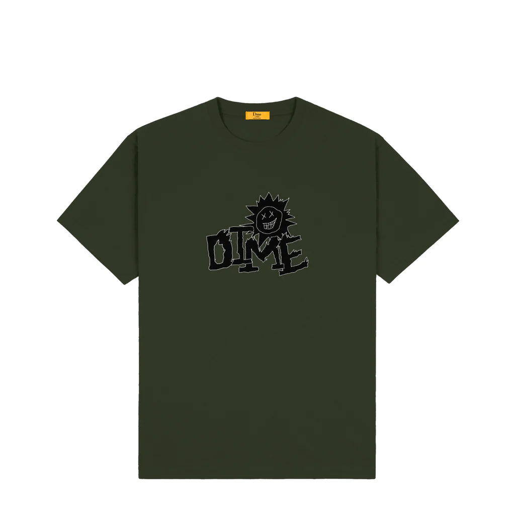 Dime - Sunny T-Shirt in Forest Green