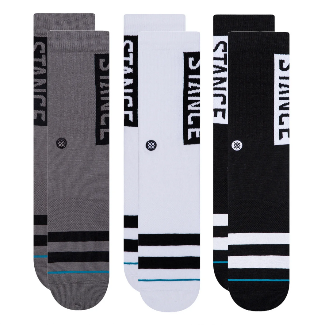 Stance - OG 3-Pack in Black/White