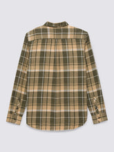 Load image into Gallery viewer, Vans - Peddington Woven Long Sleeve in Green Leaf/Taos Taupe
