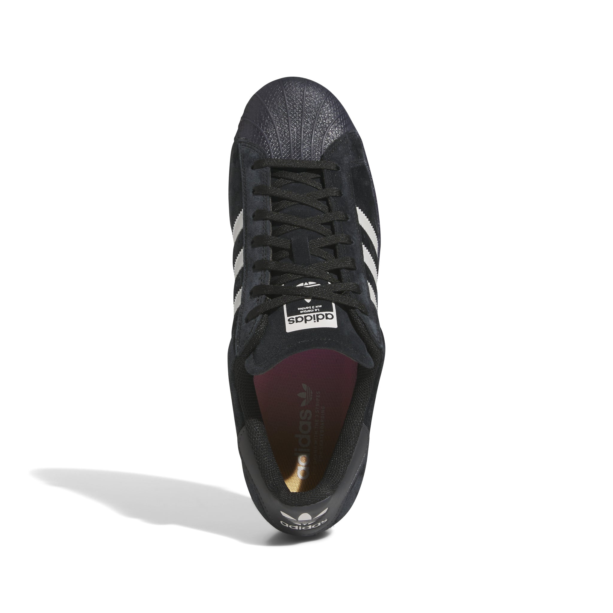 Adidas - Superstar ADV in Core Black/Zero Metallic/Spark