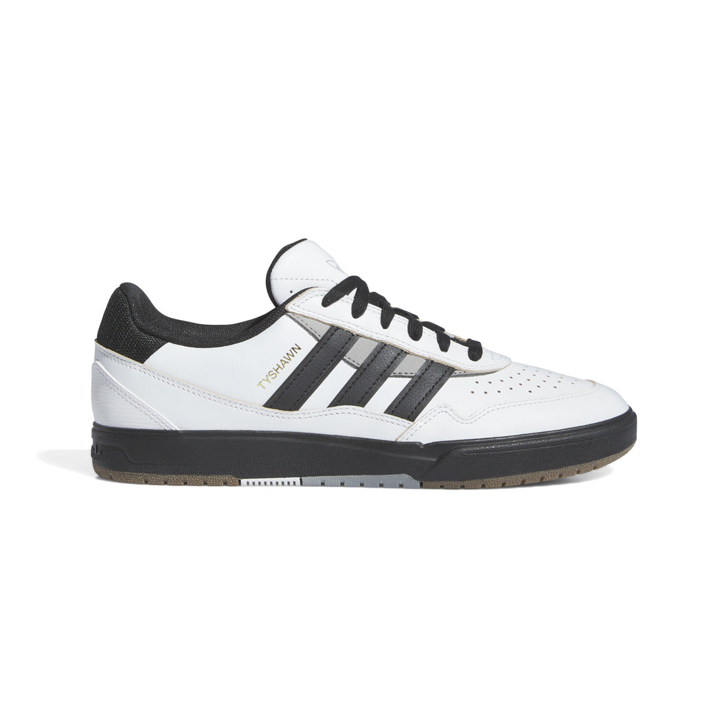 Adidas - Tyshawn 2 in Crystal White/Core Black/Charcoal Solid Grey