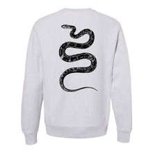 Load image into Gallery viewer, Jenny Skateboards - Snek Crewneck in Heather Grey

