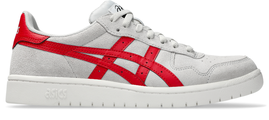 Asics - Japan Pro in Cloud Grey/Classic Red