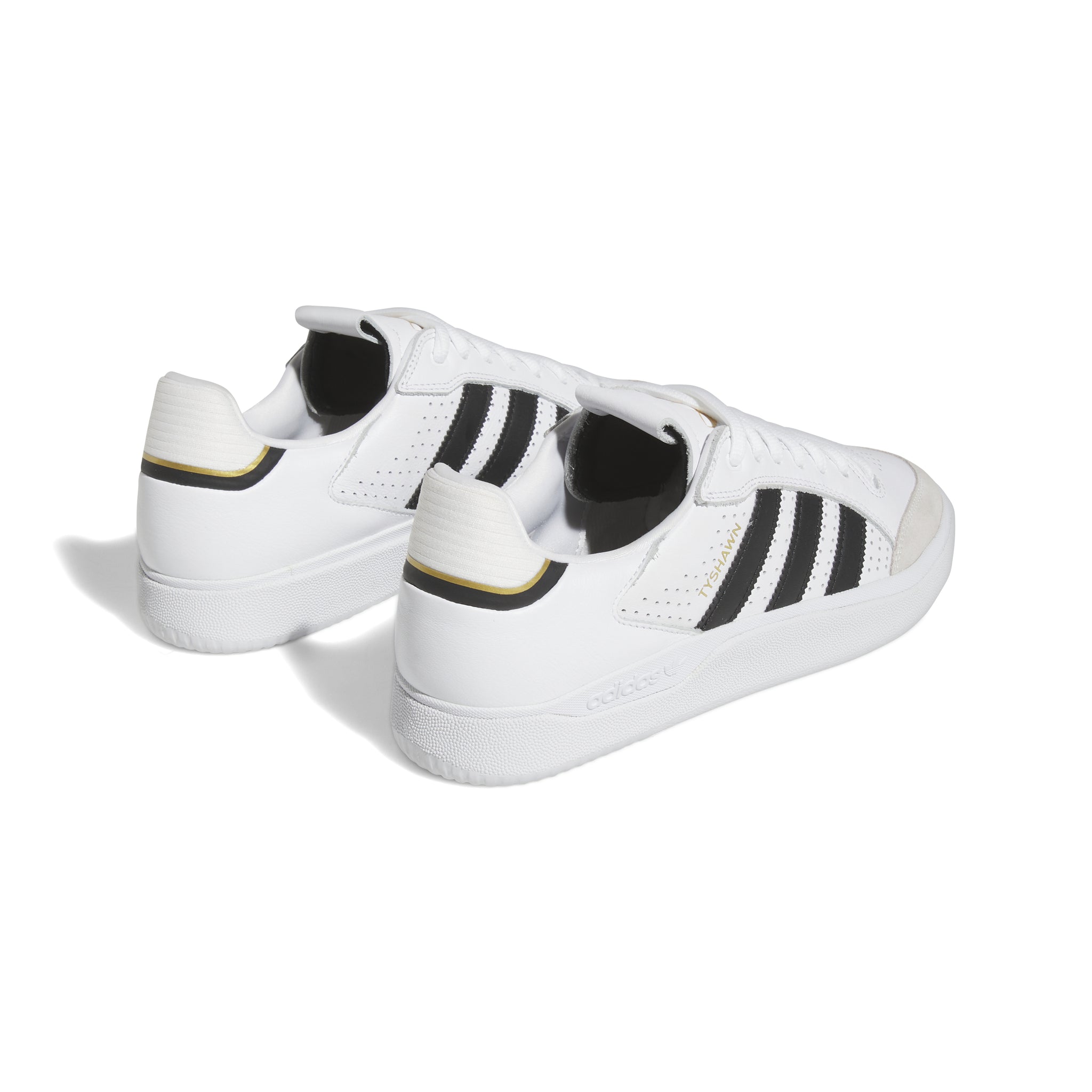 Adidas - Tyshawn Low in Cloud White/Core Black/Gold Metallic