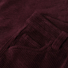 Load image into Gallery viewer, Dime - Relaxed Cargo Cord Pants in Burgundy
