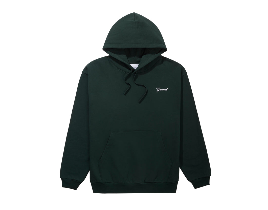 Grand Collection - Script Hoodie in Forest