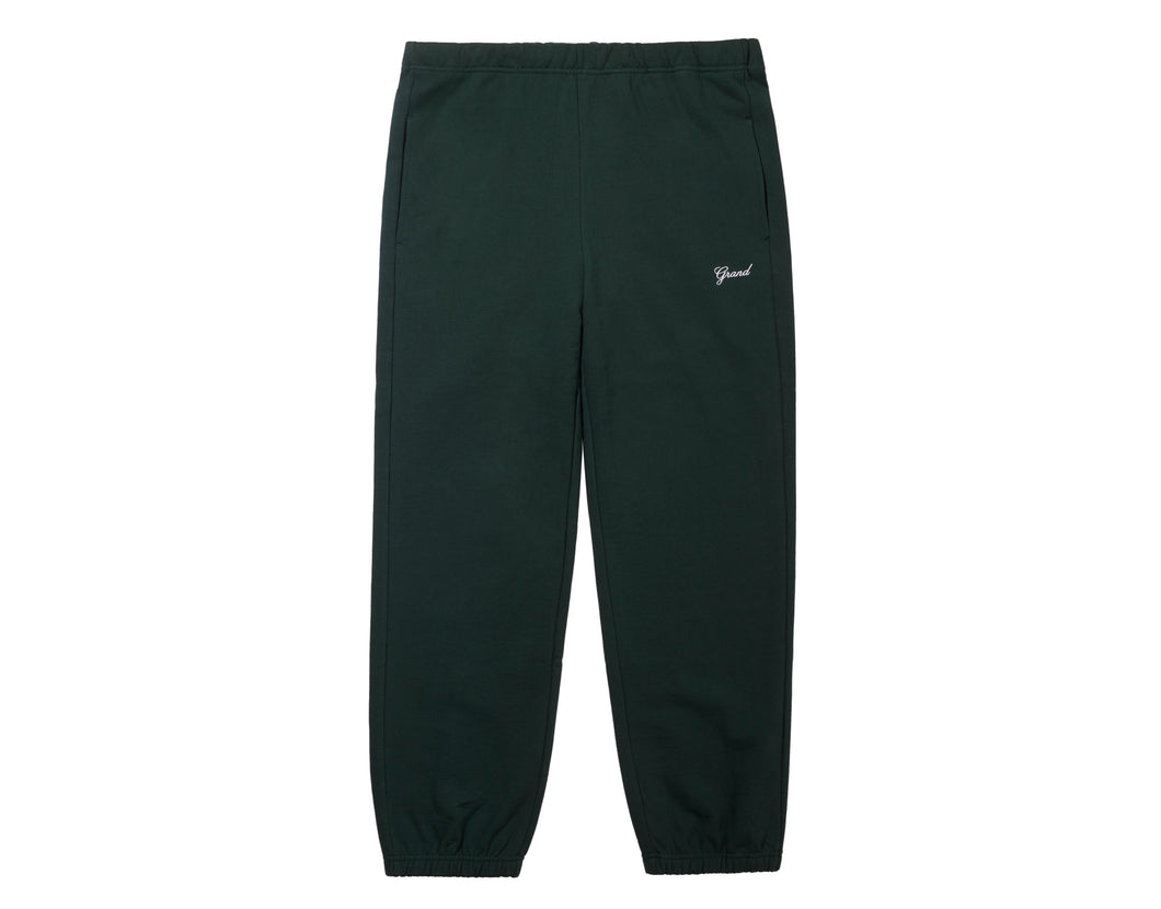 Grand Collection - Script Sweat Pant in Forest